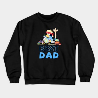 Bluey Best Dad Matching Family Crewneck Sweatshirt